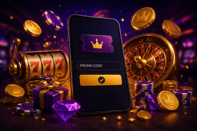 Guida al riscatto del promocode Casino Mania con campo di inserimento durante la registrazione, sezione Promozioni per account esistenti e anteprima della ricompensa