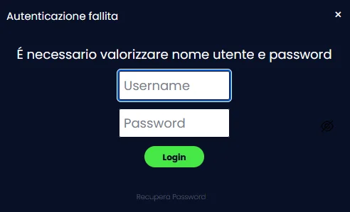 Modulo di login CasinoMania con campi email e password, autenticazione a due fattori opzionale, dashboard con saldo EUR, transazioni recenti e bonus disponibili